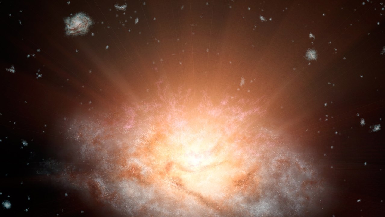 La NASA vient de détecter la galaxie la plus brillante de l'Univers