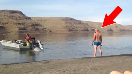 Wenn Männer versuchen sich mit einem Boot zu duschen