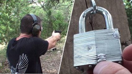 Peut-on réellement ouvrir un cadenas avec une arme comme dans les films ?