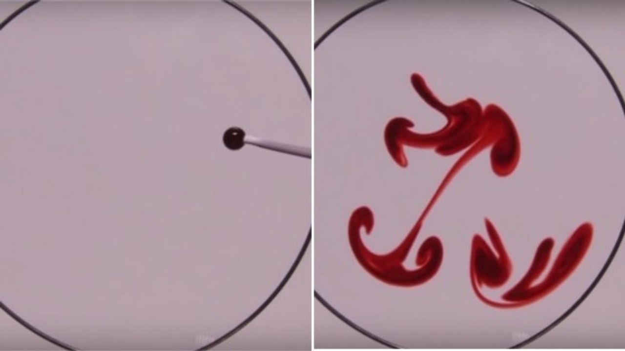 Dans l'espace, c'est hallucinant de jouer avec de l'eau