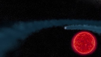 Cette jumelle de Neptune se fait peu à peu arracher son atmosphère par son étoile