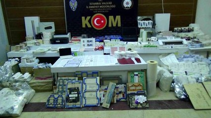 Son dakika haberleri! Mali Şube'den "sahtecilik" operasyonu