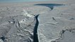 La fonte des glaces du Groenland révélée par les spectaculaires images d'un drone