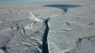 La fonte des glaces du Groenland révélée par les spectaculaires images d'un drone