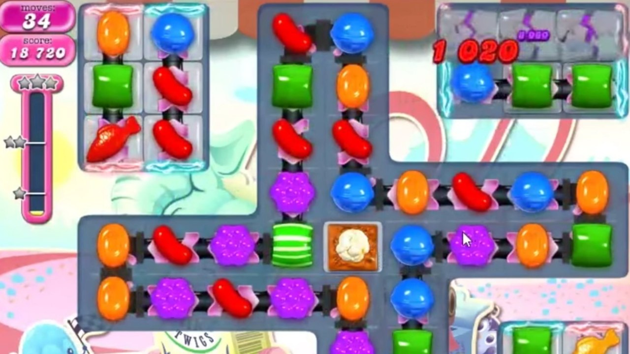 Candy Crush Saga Level 1124: Lösung, Tipps und Tricks