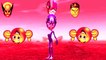 Learn Colors With Funny Alien Dame Tu Cosita Dance and Super Heroes