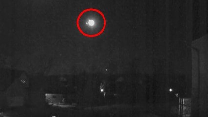 Une boule de feu filmée dans le ciel de l’Ohio par une caméra de surveillance