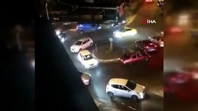 Maltepe'de asker eğlencesi için trafiği tehlikeye atıp ateş açtılar