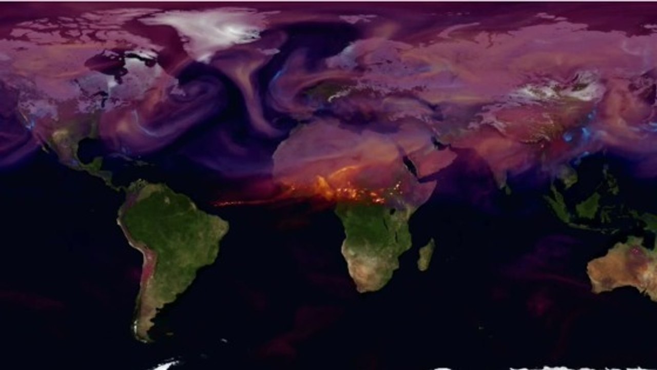 La NASA dévoile dans une animation les pays les plus pollueurs au monde
