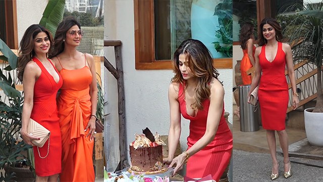 Shamita Shetty Birthday Celebration and Cake Cutting पर Shilpa Shetty का जलवा Full Video | Boldsky