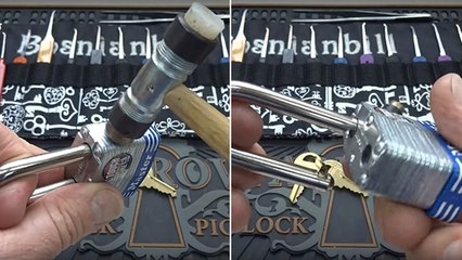 Voilà comment ouvrir un cadenas avec un simple marteau