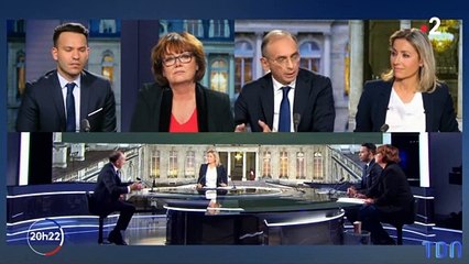 “Insupportable !” : Le comportement d’Anne-Sophie Lapix face à Éric Zemmour dénoncé par les internautes