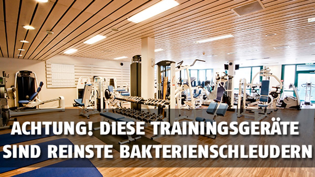 Achtung: Bakterien in Trainingsräumen!