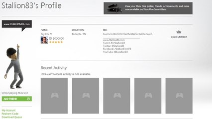 Xbox One : un joueur atteint pour la première fois de l'Histoire un Gamerscore de 1 000 000 de points