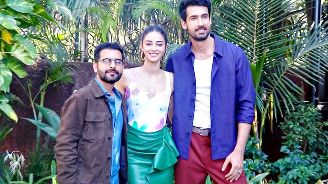 Ananya Panday, Dhairya Karwa & Others Spotted Promoting Their Film Gehraiyaan