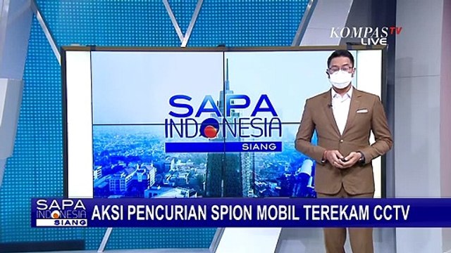 Terekam CCTV! Alarm Mobil Bunyi, Aksi Pencurian Spion Mobil di Medan Gagal