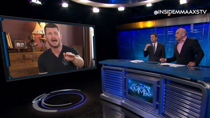 Bas Rutten und Michael Bisping streiten im Studio