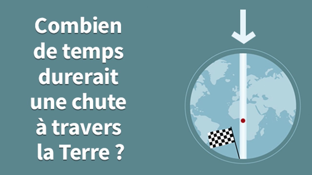 Combien de temps durerait une chute dans un tunnel qui traverse la Terre ?