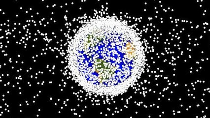 Des millions de déchets en orbite autour de la Terre