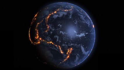 Cette impressionnante animation dévoile tous les séismes survenus entre 2000 et 2015