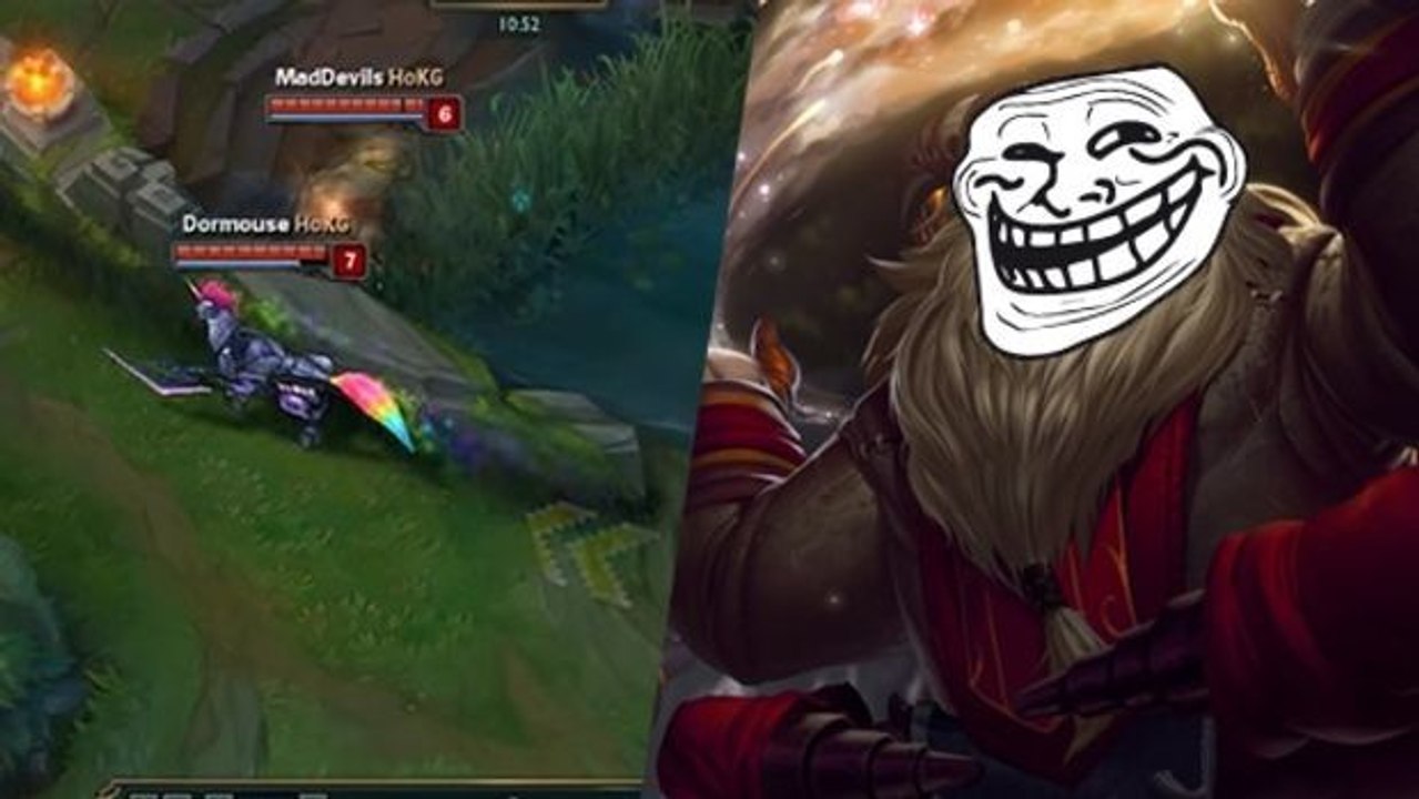 League of Legends: Wenn der gegnerische Support sein eigenes Team trollt