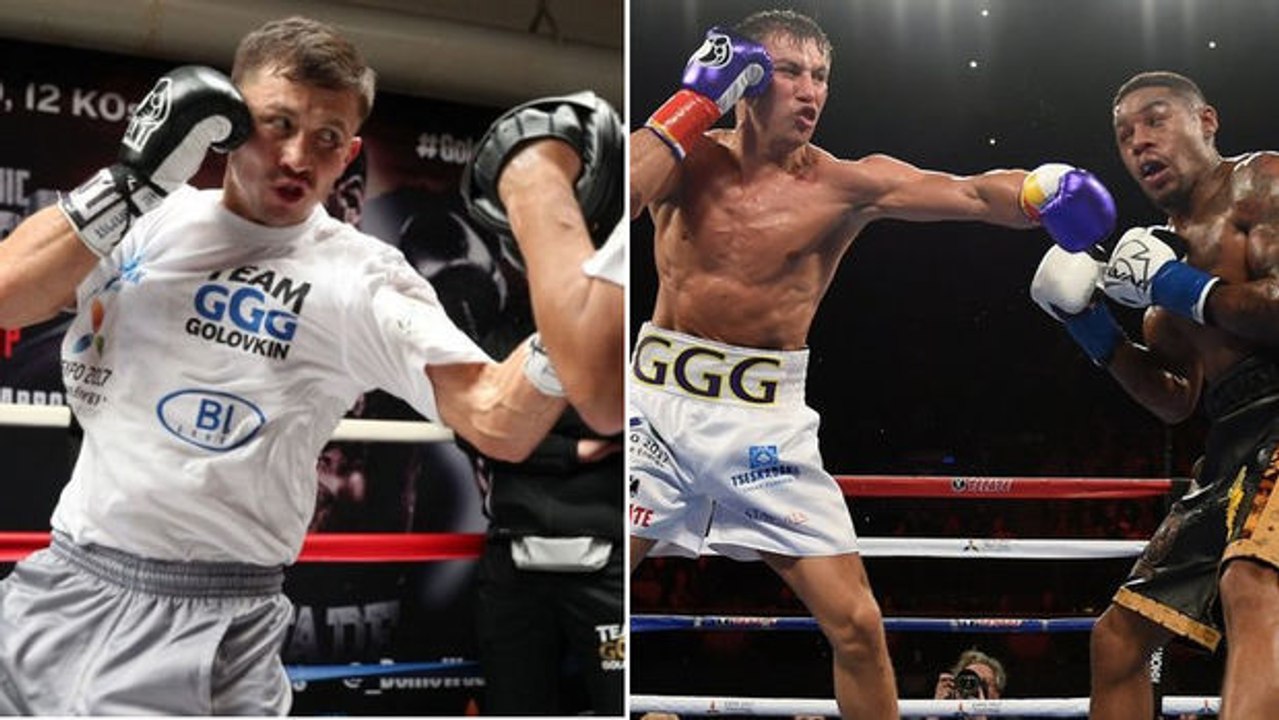 Gennady golovkin zerfetzt die hände seines trainers vor dem kampf gegen dominic wade