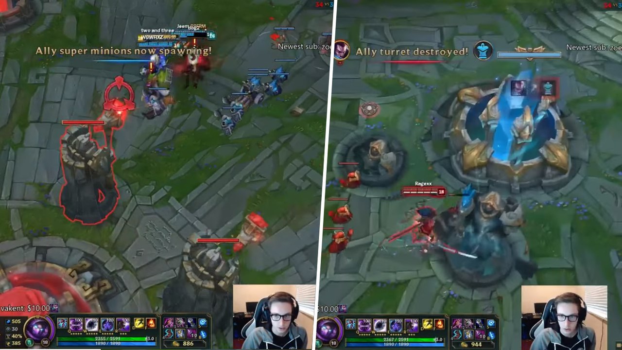 League of Legends: Bjergsen tickt bei einem epischen Base Race aus