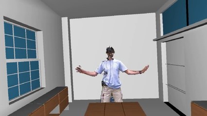 Oculus Rift : il transfert son corps dans un monde artificiel avec 3 Kinect et un casque VR