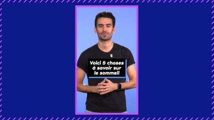 Sommeil : pourquoi a-t-on parfois l'impression de tomber au moment de s'endormir ?