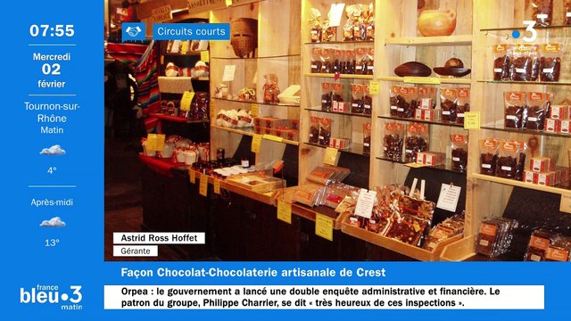 A Crest, Façon Chocolat, fabrication artisanale et à la main de chocolats bio équitables