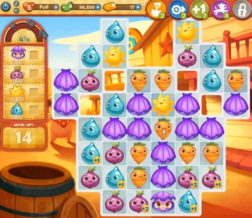 Farm Heroes Saga Level 646: Lösungen, Tipps und Tricks