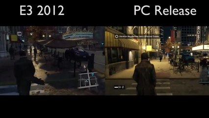 Watch Dogs : le jeu en ultra sur PC vs. la version de l'E3 2012