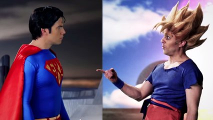 Superman et Sangoku se clashent dans une battle de rap épique !