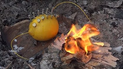 Allumer un feu avec un citron, c'est possible et voilà comment faire