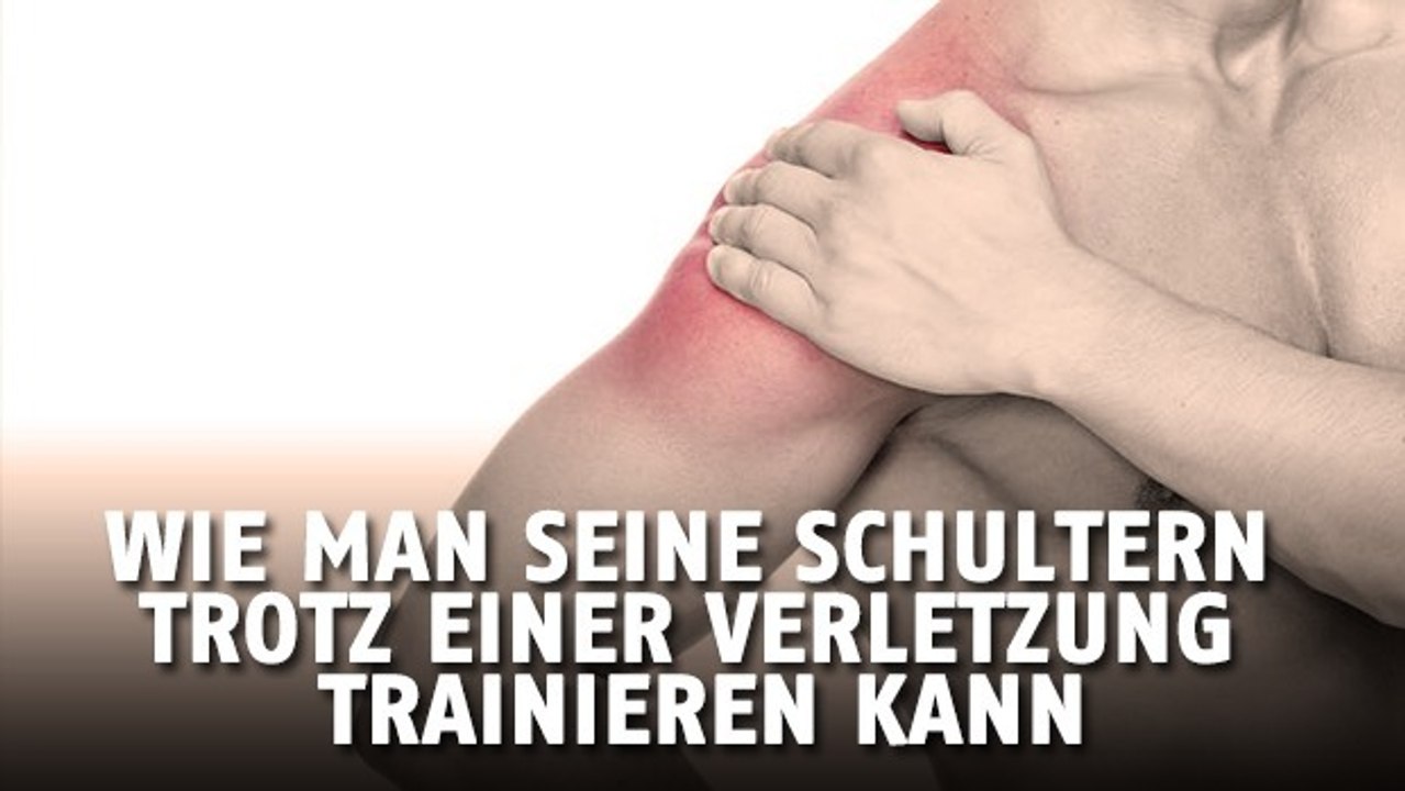 Wie man seine schultern trotz einer verletzung trainieren kann