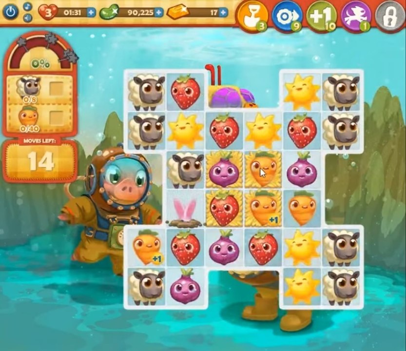 Farm Heroes Saga Level 614: Lösungen, Tipps und Tricks