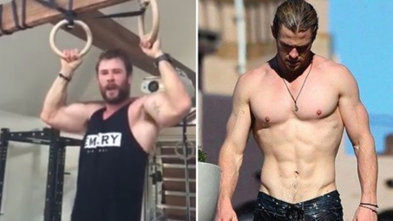 Chris Hemsworth: sein beeindruckendes Training, um sich auf den Film Thor vorzubereiten