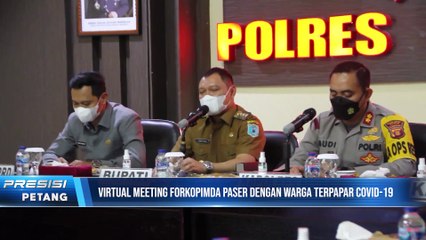 Forkorpimda Kabupaten Paser Menyapa warga Masyarakat yg terpapar Virus Covid 19
