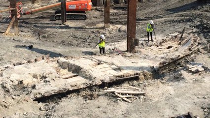 Une épave vieille de 200 ans découverte sur un site de construction à Boston