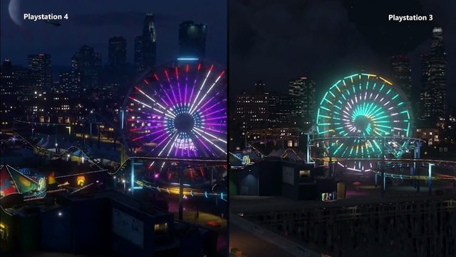 GTA 5 : le comparatif graphique entre les versions PS4 et PS3