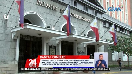 3 Commissioner ng Comelec, nagretiro na sa gitna ng kontrobersya sa desisyon sa 'disqualification case' ni Marcos | 24 Oras