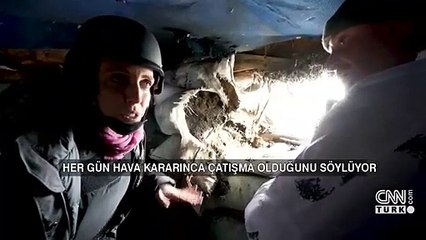 CNN International Mariupol'deki Ukrayna siperlerine girdi