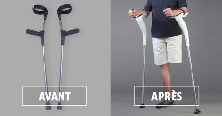 Des designers créent une étonnante paire de béquilles nouvelle génération