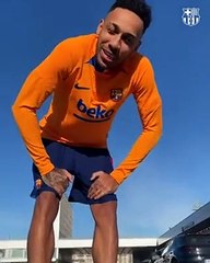 El Barça anuncia oficialmente a Aubameyang / FCB