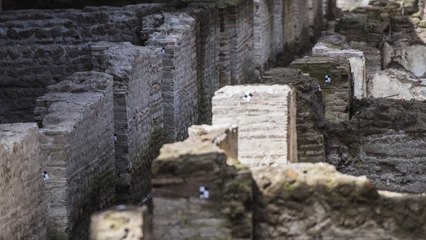 Rome : les vestiges d’une ancienne caserne militaire retrouvés durant les travaux du métro
