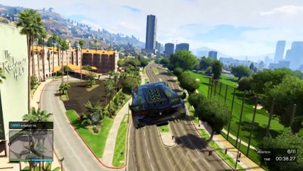 GTA 5 : Une course haletante digne des films d'action qui vous envoie en l'air !