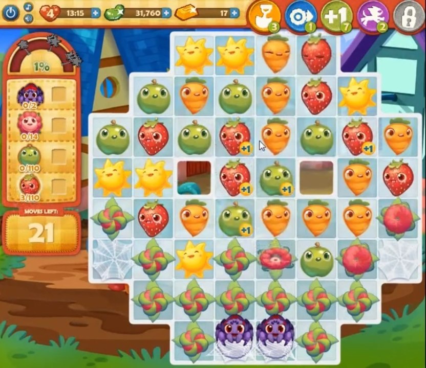 Farm Heroes Saga Level 697: Lösungen, Tipps und Tricks