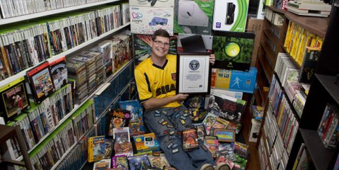 Voilà le prix de la plus grande collection de jeux vidéo du monde