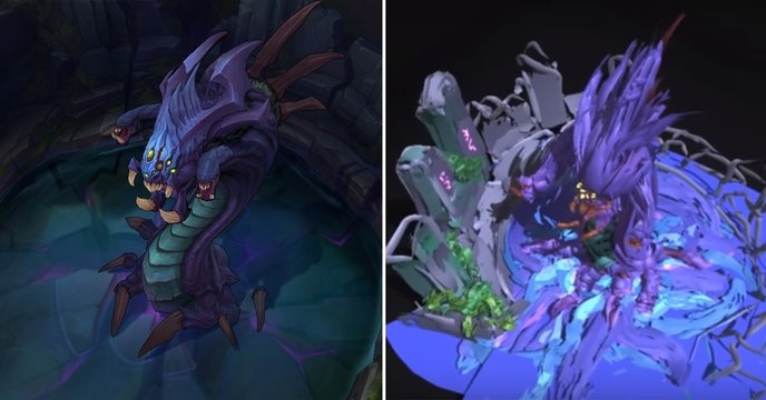 League of Legends: Er stellt das Gehege des Baron Nashor mit einem Virtual-Reality-Helm nach