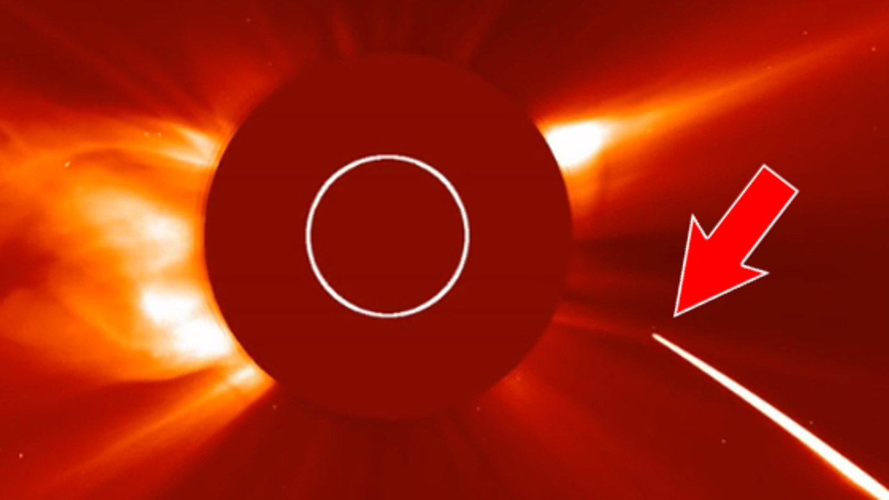 Un satellite observe une comète se faire désintégrer par le Soleil